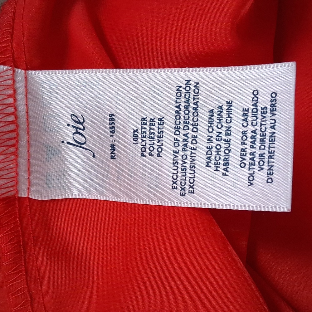 Joie Bold Red Top - Picture 4 of 6